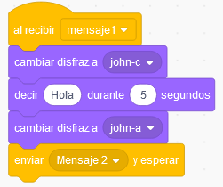 La imagen describe bloques de Dee