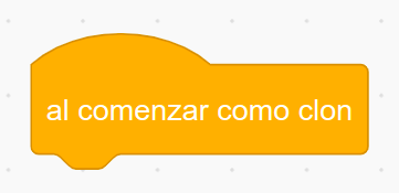 Imagen del bloque de programación crear clon de Scratch