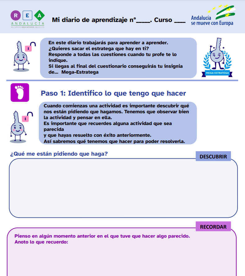 Imagen que describe la portada del Diario de Aprendizaje