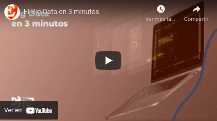 Vídeo sobre el big data en 3 minutos