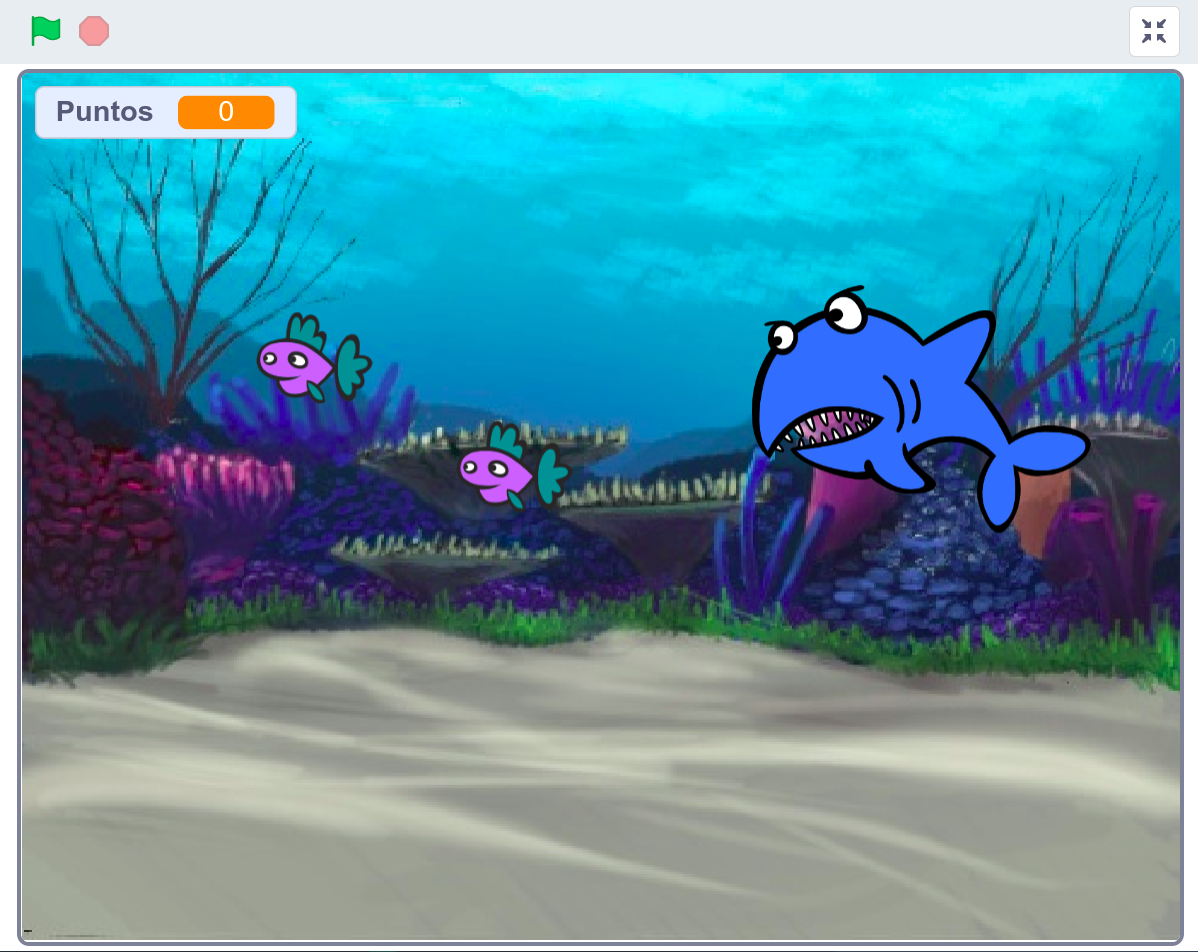 Imagen del contador de puntos del Fish Chomp