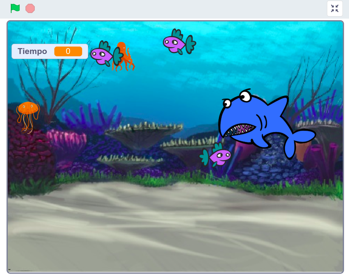 Imagen del contador de tiempo del Fish Chomp