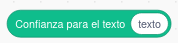 Imagen del bloque de programación de Scratch: Confianza para el texto: texto