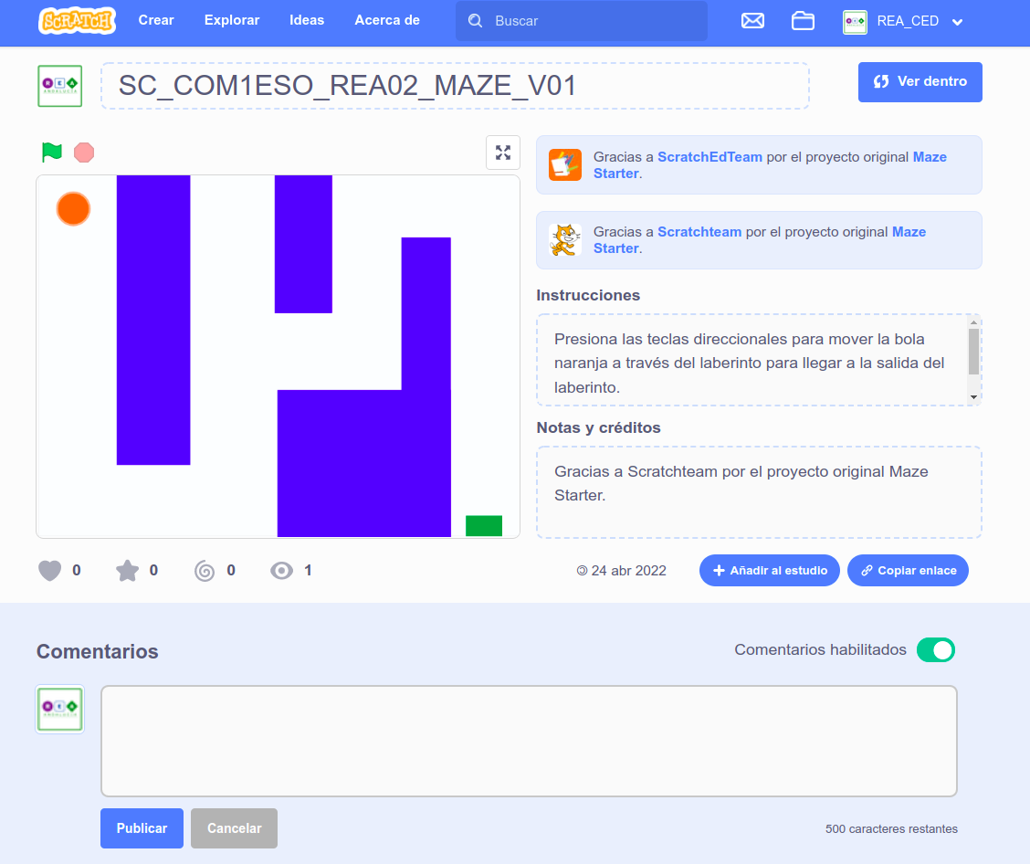 Maze portada proyecto
