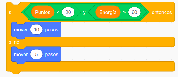 Imagen del bloque condicional Si entonces Si no de Scratch