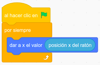 Imagen de los bloques de movimiento de la pala del Pong