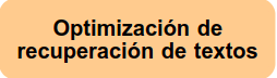 Imagen del bloque del beneficio: Optimización de recuperación de textos