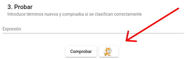 Imagen del botón para programar en Scratch con el modelo