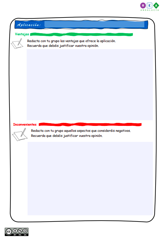 Imagen de tabla para analizar aplicación rellenable
