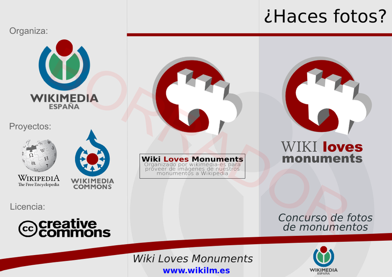La imagen muestra una información en un tríptico