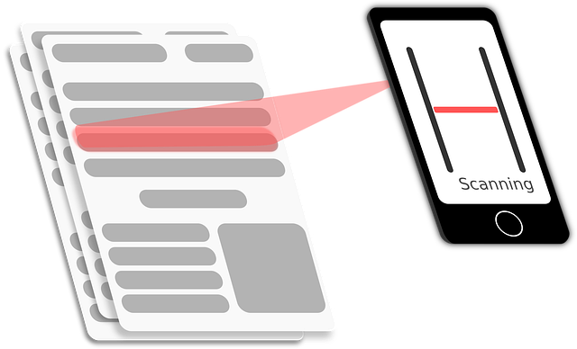 Imagen que representa la digitalización de textos escritos