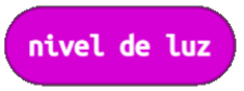 Imagen que representa el bloque de programación nivel de luz