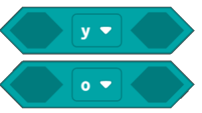 Imagen que muestra dos bloques de programación comparadores booleano de MakeCode