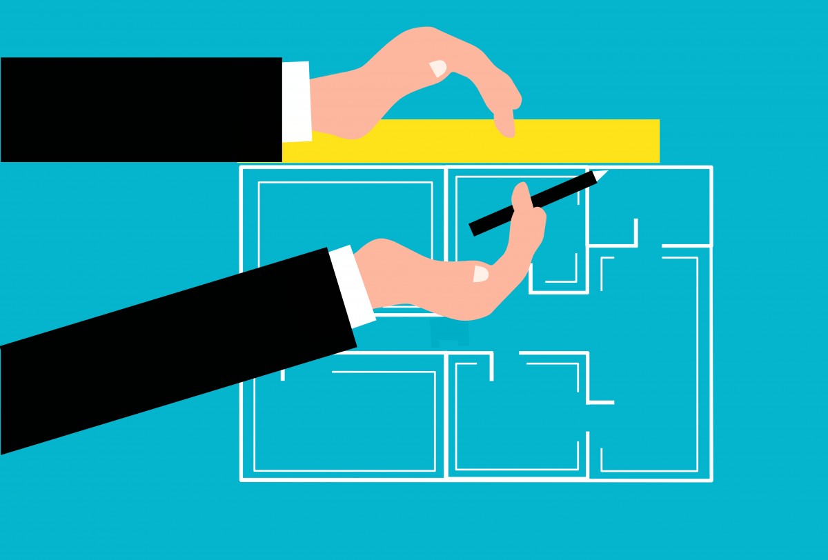 Imagen del croquis de un edificio