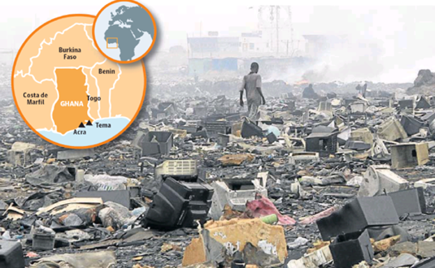 Ghana vertedero del mundo