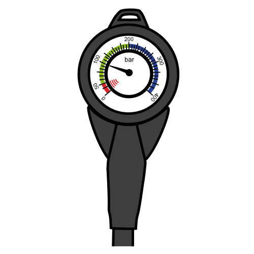 Imagen que describe un manómetro