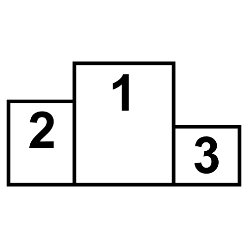 Imagen de niveles en un pódium