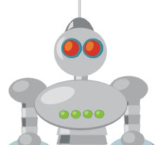 Robótica Imagen que muestra el busto de un robot