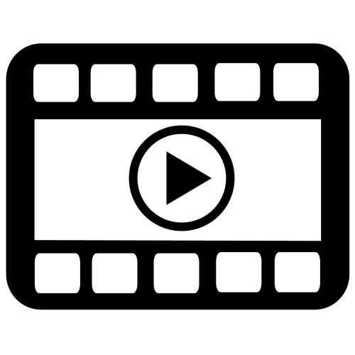 Imagen de una claqueta representando la grabación de un vídeo