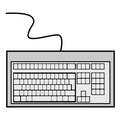 Imagen de un teclado