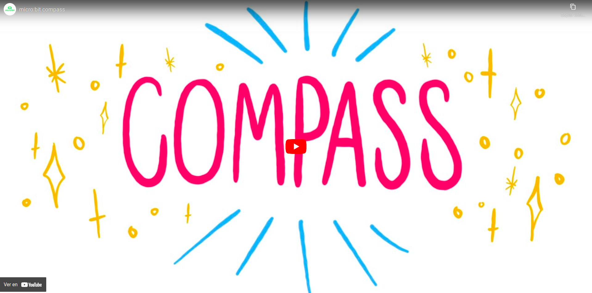 Video que describe el sensor magnético o brújula de la placa micro:bit